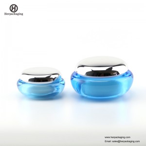 HXL226 луксозен кръг празен акрилен козметичен буркан