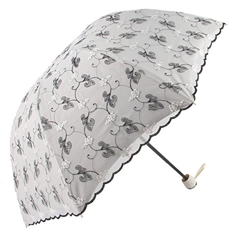 2019 нов стил чадър ръчно отворена функция 3 сгъваем чадър
