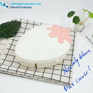 Контейнер със семена за бонбони и ягоди с форма на ягоди