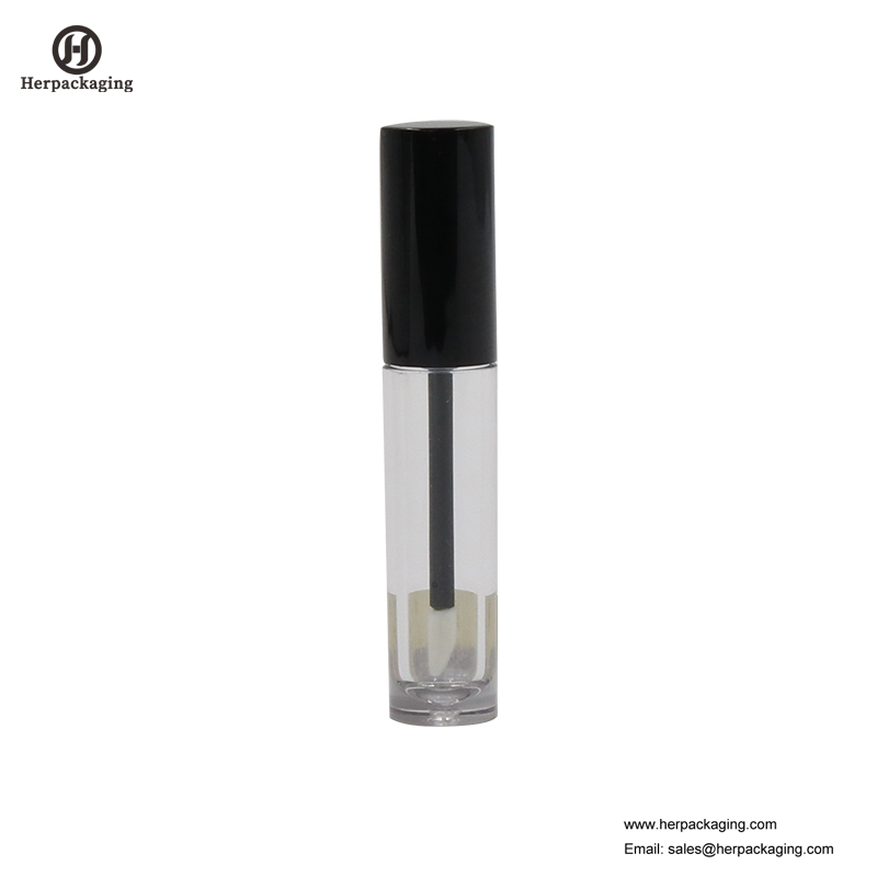 HCL301 Clear Plastic Empty тръби за гланц за устни за цветни козметични продукти с набит апликатор за гланц за устни