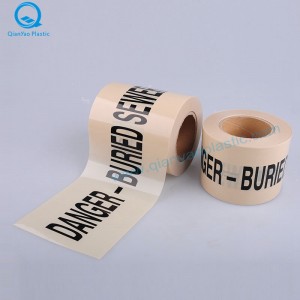 SEWER НЕоткриваема предупредителна лента; ДЕЙНОВОДНА НЕПРАТИМНА предупредителна лента; ВЪЗСТАНОВЕНА ВОДА Недекларираща лента за ...