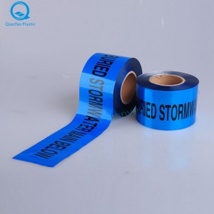 Австралийска алуминиева фолио, заровена STERMWATER подземна предупредителна лента; Подземна предупредителна лента SEWER; ПОЖАРНА БОРБА...