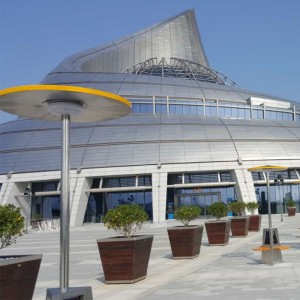 Слънчеви стоманени седалки за подслон Реклама полюсен телефон и таблети