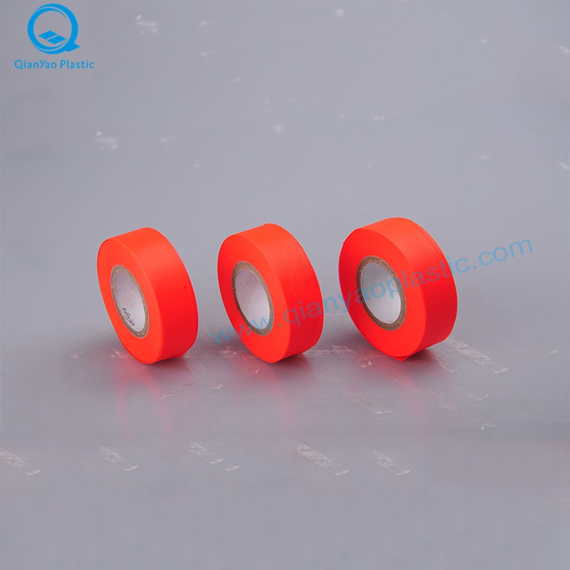 1-3 / 16'X150 '/ 300' Канада оранжево / розово PVC не релефна лента за флага