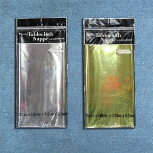 Фолио за покривка с плътно цветно метално фолио за маса за сватбено тържество Празник