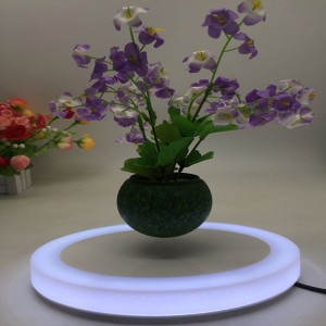 360 Пръстен магнитна левитация въздух бонсай гърне, плаваща сеялка PA-0702