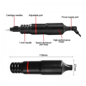 Грим татуировка машина писалка перманентен грим за устни очна вежди микроблейдинг силно захранване за захранване с татуировки и...