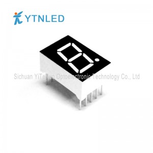 0.5 инчов червен 1 цифрен 7 сегментен LED дисплей, цифрова тръба