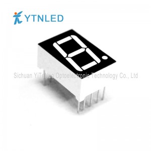 0,56 инча червен 1 цифрен 7 сегментен LED дисплей, цифрова тръба