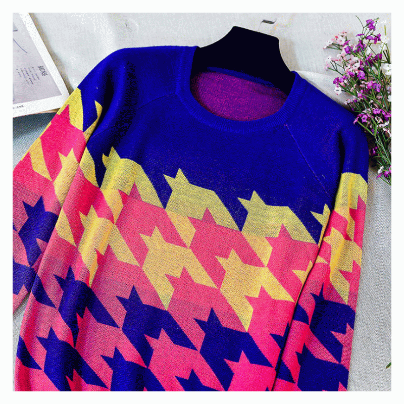 Нови пристигащи топли дамски обаятелни цветове пуловер пуловери