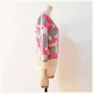 Трикотажни вълнени смеси от корейски стил, плътни топли жакардови пуловери