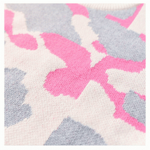 Трикотажни вълнени смеси от корейски стил, плътни топли жакардови пуловери