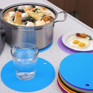 модни потупи Издръжливи силиконови напитки за подложки от каучукови постелки за напитки