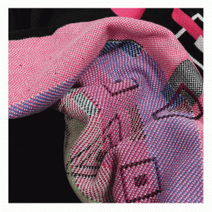 Многоцветен геометричен дамски жакардов пуловер 2018