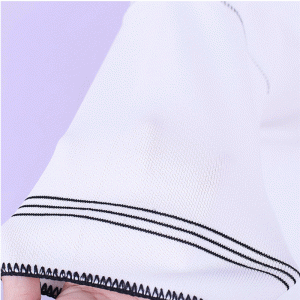 Дамски V-образно деколте с къс ръкав, подстригване, плетен тънък летен пуловер