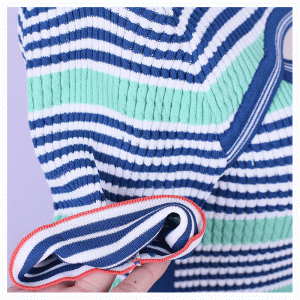 Лятна Bodycon Turtleneck Hole Center Дамски райе тънки пуловери