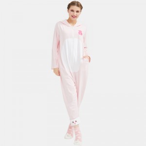 Пижамен комплект за бродирани панталони за жени Onesie