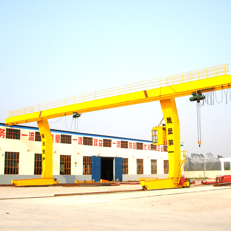 L-Shaped Legs Single Gredry Gantry Crane с подемник