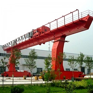 L-Shaped Legs Single Gredry Gantry Crane с подемник