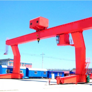 L-Shaped Legs Single Gredry Gantry Crane с подемник