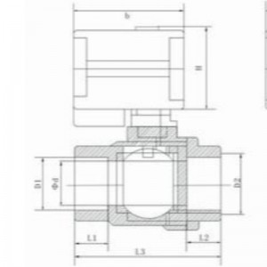 CKV20. серия от двужилен моторизиран клапан