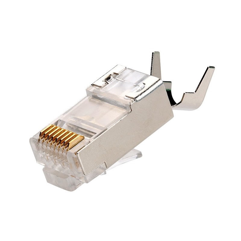 RJ45 конектор CAT7 кримп Ethernet конектор STP модулен