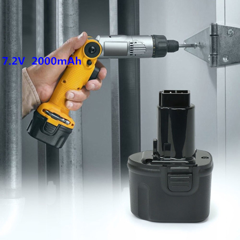 Замяна на акумулаторната батерия Ni-Cd 7.2V 2000mAh за Dewalt DE9057, DE9085, DW9057