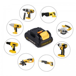 Li-ion 1500mAh 12V акумулаторен пробивен акумулатор за Dewalt DCB120, DCB121