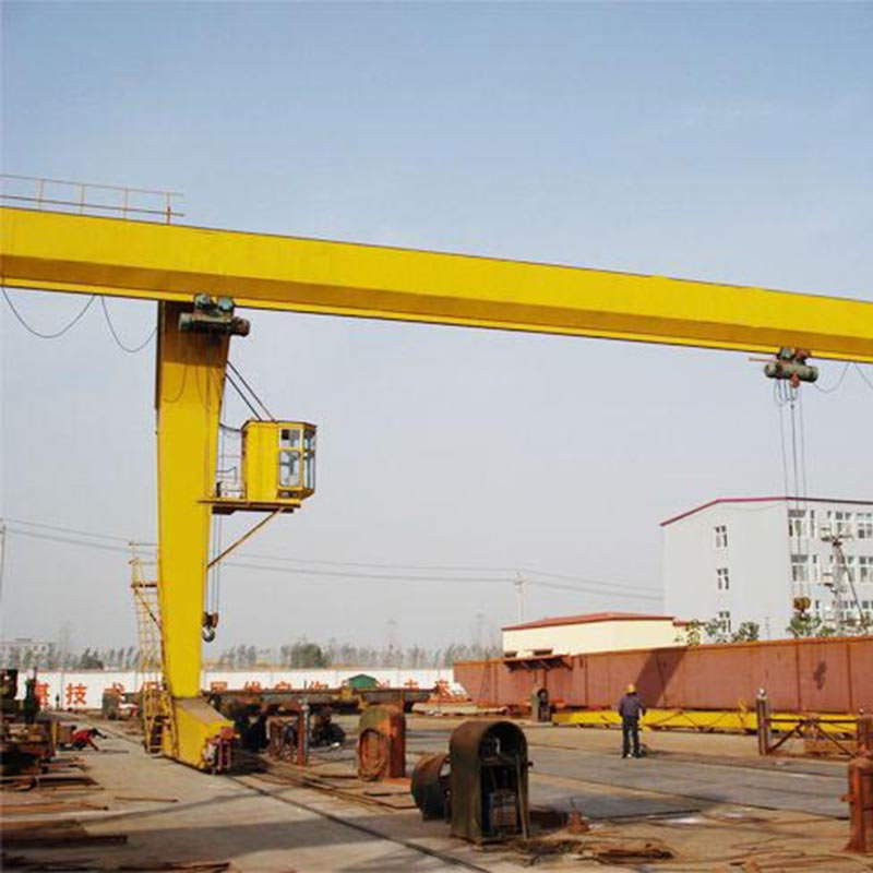 L-Shaped Legs Single Gredry Gantry Crane с подемник