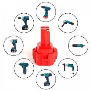 Ni-Cd 9.6V 2000mAh акумулаторна сменяема батерия за свредло Makita DA392DZ, ML903