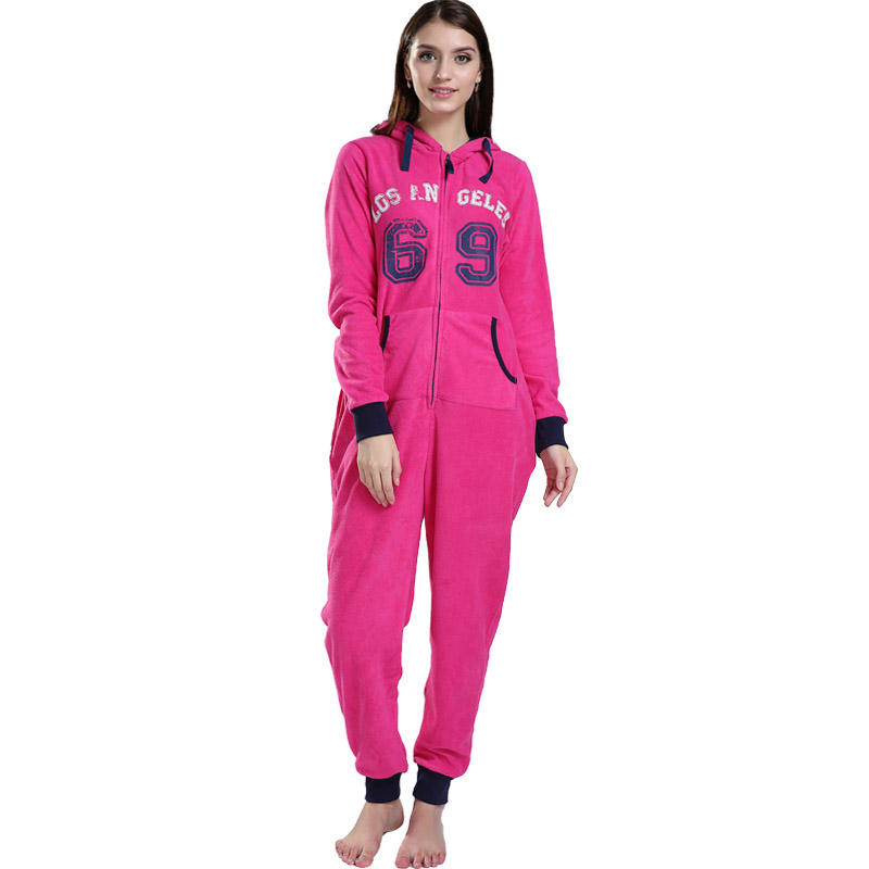 Комплект пижами с качулка Onesie от мъжки микрофибър за възрастни