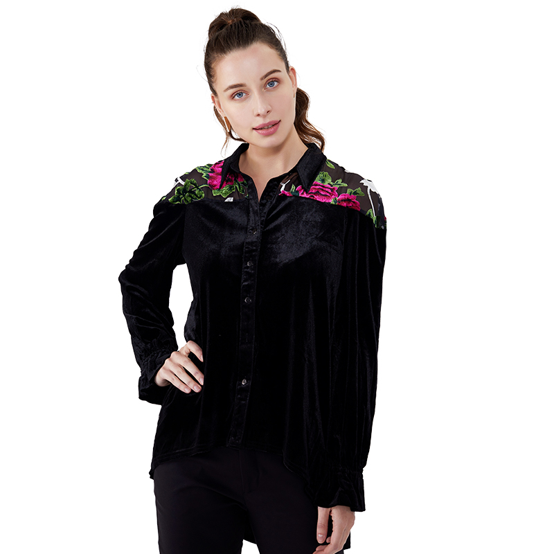 Памучна дамска блуза с дълъг ръкав Muslimah Дамска блуза с дълъг ръкав JCGJ190315081