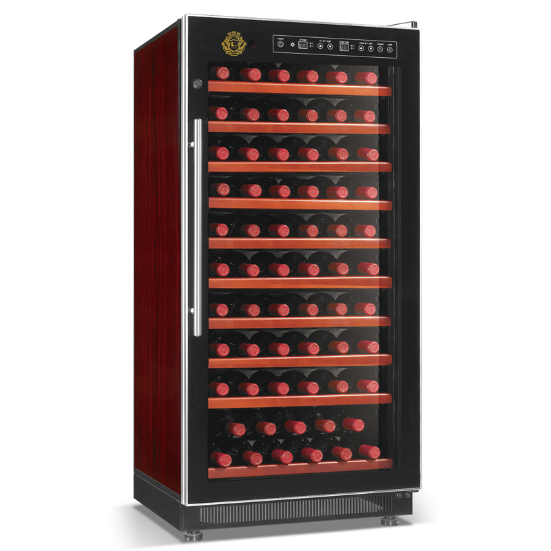 Серия с доста слава високоефективен охладител за вино за замръзване без замръзване 120W въздушно охлаждане