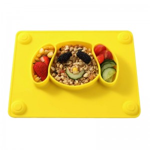 Силиконова смукателна плоча за малки деца и деца