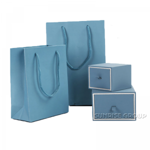 Висококачествена ръчна изработка на опаковки за бижута с хартия с дръжка