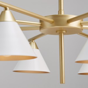 Нов модерен луксозен метален луксозен домашен полилей Km2133