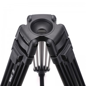 Нов дизайн Diat DT650 Професионална камера Видео статив Тежък статив Алуминиев магнезиев сплав Видеокамера Статив