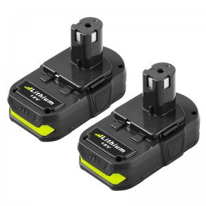 За Ryobi P102, P103, P104 2000mAh 18V литиево-йонни акумулаторни батерии