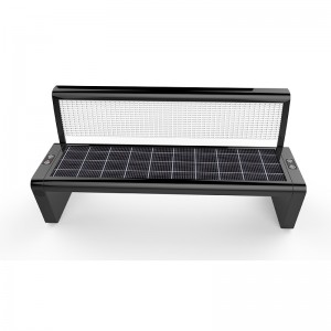 Директна фабрична външна реклама LED Light Box Smart Solar Garden Bench