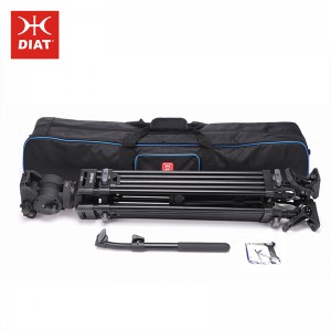 DIAT A223MKS30 Триизмерен статив за хидравлична глава Стабилен стабилен статив за камера за стойка за видео