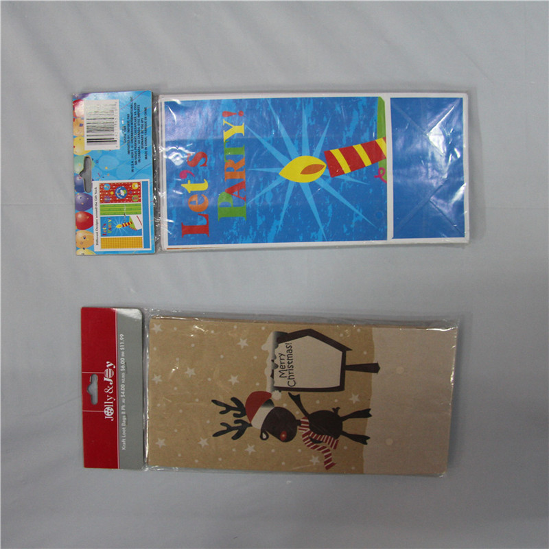 Дизайн на хартия за печат Малка чанта за подарък Крафт Материал за опаковъчна торба
