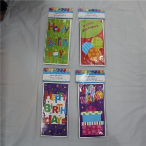 Без дръжка Хартиени торбички за парти опаковъчни стоки Бисквитка Candy Kraft хартиена торба