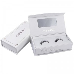 Персонализирана картонена книга с форма на магнитно затваряне на опаковка за подарък за мигли