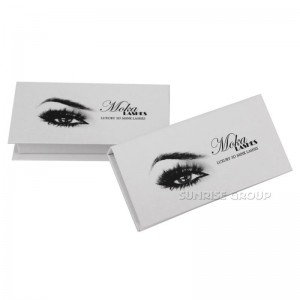 Персонализирана картонена книга с форма на магнитно затваряне на опаковка за подарък за мигли