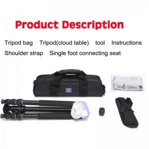 DIAT AM254A KH10 Алуминиев статив за фотоапарат за професионално студио фотография Заснемане на статив за камера на статив