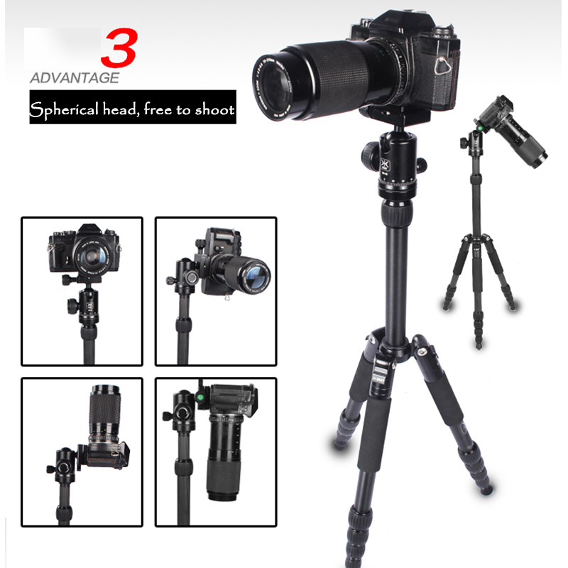 DIAT AM225A + KH10 Професионален статив за видеокамера на открито, леко тегло, алуминий, магнезиева сплав, триножник