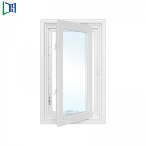 Хоризонтални отварящи се странични окачени прозорци на къщи за конструкция на люлеещите се прозорци