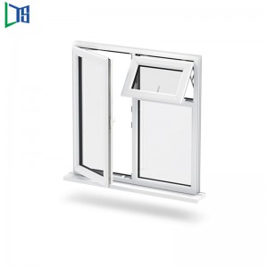 Алуминиев люлеещ се прозорец с ниско E двойно остъкляване и прахово покритие завършен марков хардуер