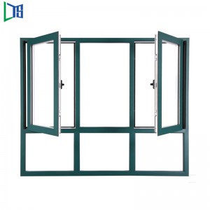 Прозорци от алуминиева крила с търговски клас с доказателство за вода