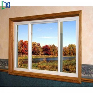 Китайски огромен алуминиев прозорец за стъкло на прозорци с комарната нетна цена на алуминиевия плъзгащ се прозорец